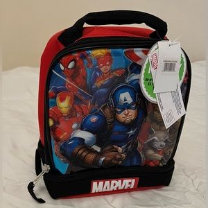 NEW Marvel Compartment Lunch Box Captain America Officially Licensed Product